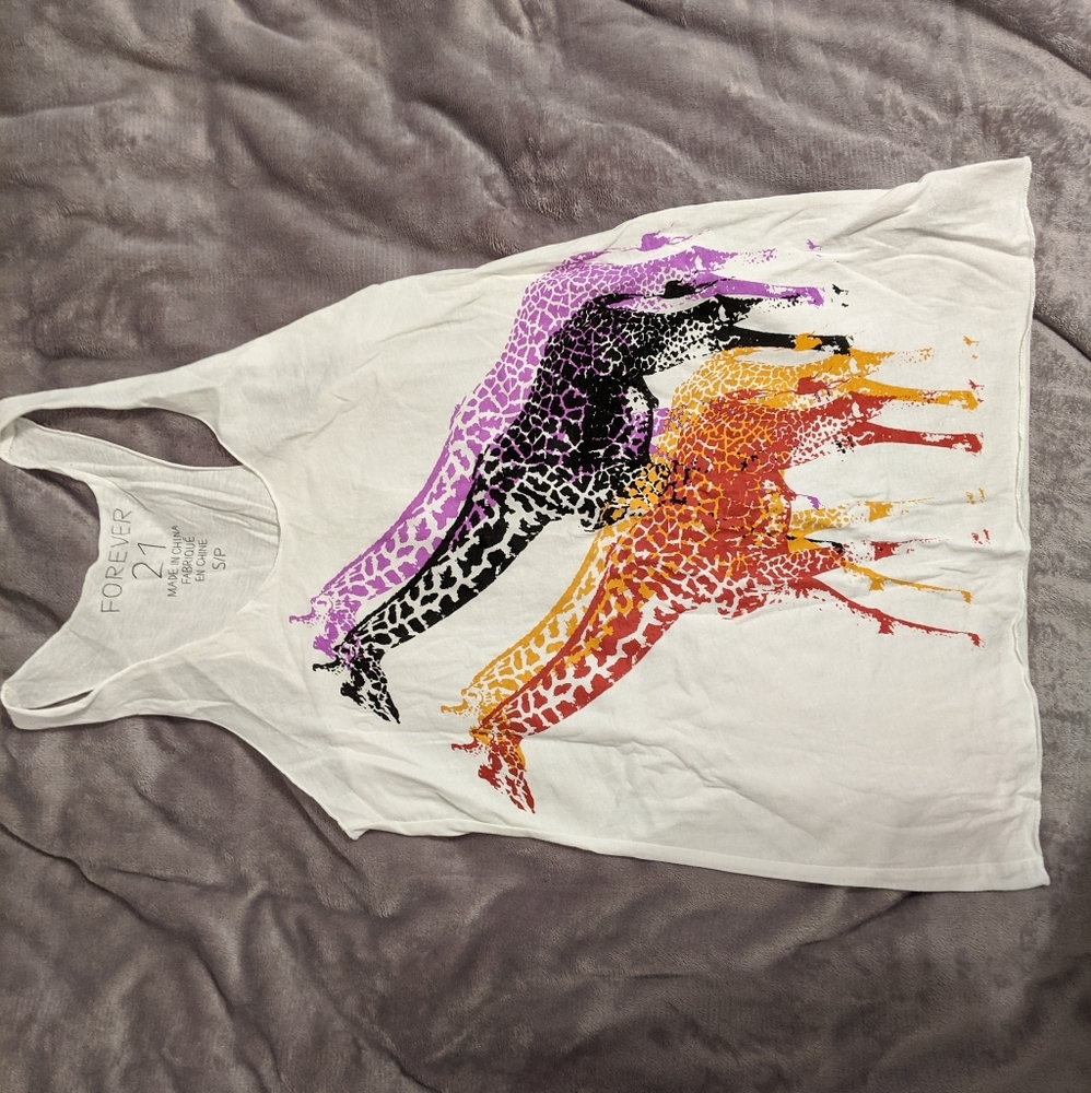 Racerback Giraffe Tank